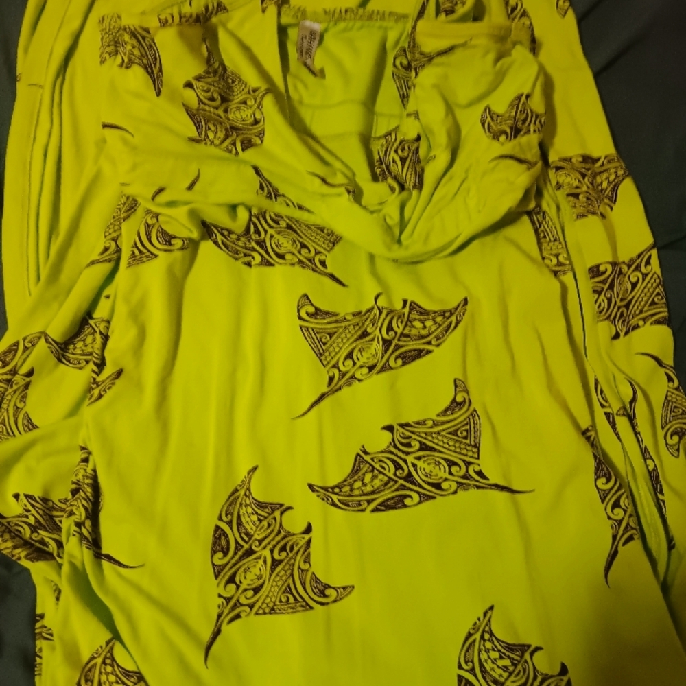 Yellow Long Sleeve Cowl Neck Sundress